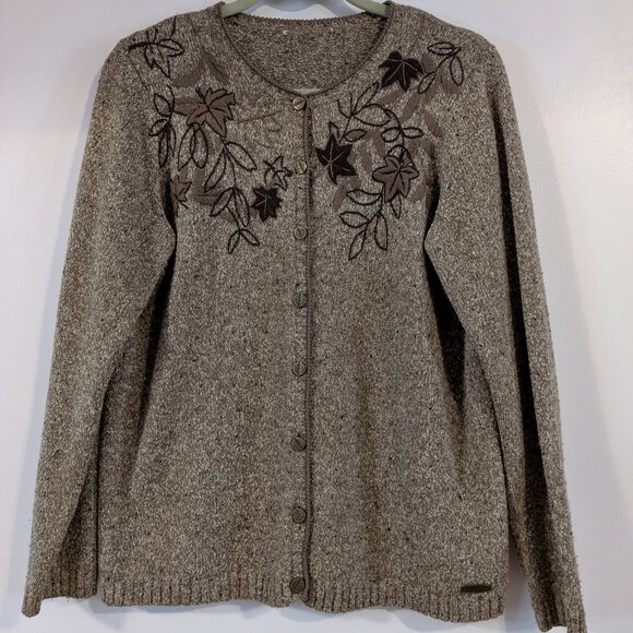 Brown Tweed Cardigan - Picture 1 of 1